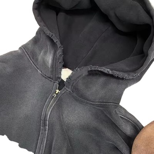 Sudadera con Capucha Deportiva Personalizada Sportish Impex, Felpa Francesa de Algodón, Lavado Ácido, Estilo Vintage, Desgastada, Talla Grande, Efecto Descolorido por el Sol, Lavado a la Piedra - Product Image 5