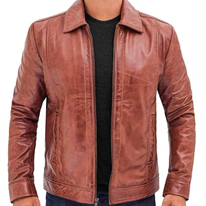 Veste en cuir pour homme de haute qualité, vente en gros personnalisée, veste de motard pour l'hiver, veste pour homme - Product Image 1