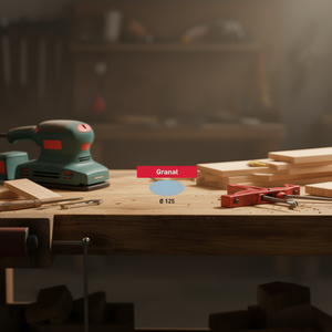 Discos de Lijado Festool Multi-Pack, Hoja Abrasiva STF D125/8 Granat - Product Image 3