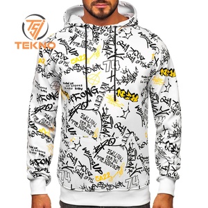 เสื้อฮู้ดผู้ชายแบบปรับแต่งได้เสื้อฮู้ดน้ำหนักเสื้อฮู้ดดี้พิมพ์ลายซับลิเมชันดีไซน์ตามสั่ง88% 12% โพลีเอสเตอร์ - Product Image 1