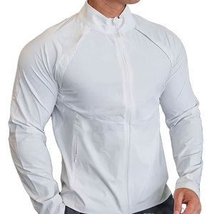 Sudadera con capucha para hombre con cremallera sólida, diseño de color liso con logotipo personalizable y tela duradera para ropa informal y deportiva - Product Image 2