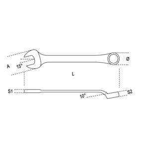 ชุดประแจรุ่นเบต้าโครเมี่ยมหนัก - Product Image 2