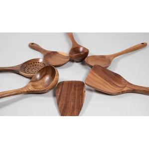 Cuchara de Madera Clásica Moderna Hecha a Mano, Cubertería Esencial para Servir Té, Utensilio de Cocina, Especial de Navidad - Product Image 6