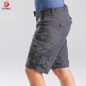 Custom Fabric Men's Summer Athleisure Cargo Shorts Pattern with Pockets Plus Size Men's Cargo Shorts - Product Image 4