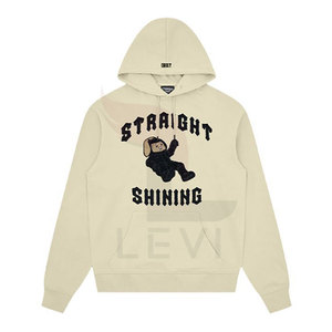 Venta al por mayor de algodón de gran tamaño pulóver en blanco OEM diseño logotipo personalizado impreso Sudadera con capucha de los hombres de peso pesado pulóver con capucha para los hombres - Product Image 2