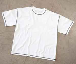 เสื้อยืดโอเวอร์ไซส์สำหรับผู้ชายทำจากผ้าฝ้ายเนื้อหนาเสื้อยืดลำลองมีกากเพชรแวววาว - Product Image 4