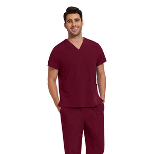 Gran oferta de uniformes médicos de enfermería para hombres y mujeres, conjuntos de corredores de Hospital con detección de aguja, Material de poliéster/Rayón - Product Image 3