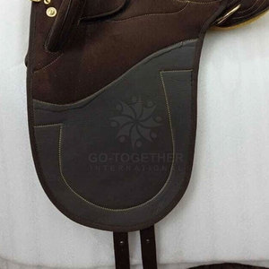 Silla de montar profesional de cuero para caballos, para un cómodo montar diario, entrenamiento de caballos y uso ecuestre al aire libre. - Product Image 3