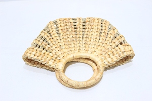 Elegantes cestas de algas marinas hechas a mano, jacinto de agua, bolso diario tejido y bolsas de artesanía - Product Image 3