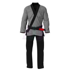Heavy Duty BJJ Uniform Sets Front Logo Durable Breathable Polyester/Cotton Training Suit <b>for</b> Hard Training Sessions - Product Image 1