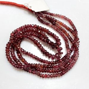 Haute Qualité Naturel Multi Spinelle À Facettes Rondelle Forme Perles En Gros Spinelle Perles Pour Bijoux - Product Image 3