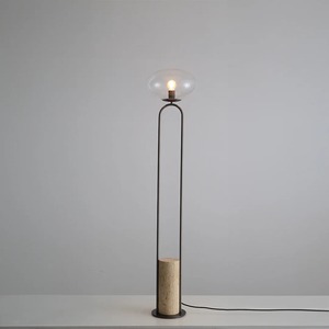 Elegante lámpara de pie larga y sencilla, ideal para decoración de dormitorio, sala de estar, salón y adecuada para iluminación nocturna AMBIENTAL DE LA India - Product Image 1