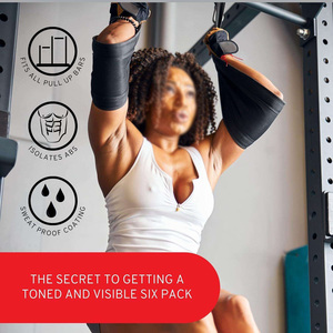 Correas de Entrenamiento de Fuerza para Brazos con Logotipo Personalizado, Correas de Gimnasio, de Cuero Vacuno y Nailon, Antideslizantes, Ajustables, para Levantamiento de Pesas - Product Image 3