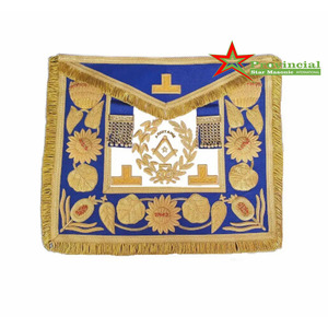 High Quality ODM Leather Grand Master Undress <b>Apron</b> Unique <b>Novelty</b> Masonic Regalia for Christmas Gift Giving - Product Image 2
