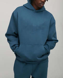 Conjunto de Sudadera con Capucha y Pantalones Deportivos para Hombre |   Chándal Ecológico de Algodón 100% de Peso Pesado |   Logotipo Personalizado OEM, Gran Venta - Product Image 2