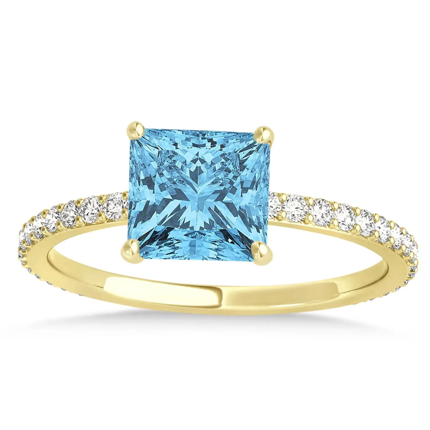 शास्त्रीय पीला नाशपाती - पन्ना हीरे की अंगूठी फैशन पार्टी सजावट बढ़िया आभूषण महिला लैब विकसित हीरे की अंगूठी का कस्टम ऑर्डर