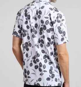 Completamente de moda toda la tela personalizada precio barato hombres Casual verano desgaste sublimación manga corta diseño elegante diseño - Product Image 3
