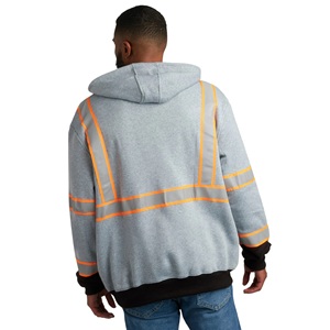 Chaqueta de trabajo de poliéster impermeable de invierno Precio barato Ropa de trabajo al aire libre con cinta reflectante - Product Image 2