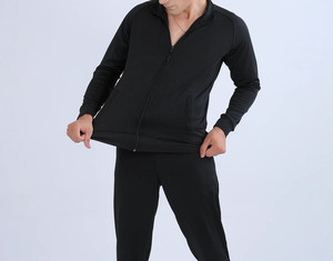 Conjunto Deportivo de Dos Piezas para Invierno, Sudadera con Capucha y Cremallera Personalizada, 100% Algodón Estampado, para Correr y Entrenar, Ropa Deportiva Informal y Cómoda - Product Image 6