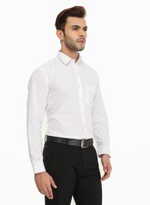 เสื้อเชิ้ตสีขาวคุณภาพดีสำหรับผู้ชาย เหมาะสำหรับชุดยูนิฟอร์มองค์กร ชุดทำงานในสำนักงาน ใช้ในงานมืออาชีพ มีจำหน่ายในราคาขายส่ง - Product Image 4