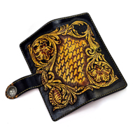 Sac à main 100% cuir véritable pour femme, broderie à pompons, portable, imperméable, multi-usages, style bohème, design occidental, motif floral artisanal