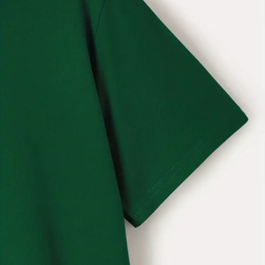 Venta al por mayor de camisetas de verano personalizadas para mujer, camiseta informal de talla grande con logotipo bordado, diseño OEM, camiseta con patrón sólido - Product Image 6