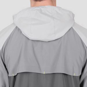 Ensembles coupe-vent à capuche court avec fermeture éclair pour hommes Training Jogging Wear Survêtements Logo personnalisé en nylon pour hommes été adultes - Product Image 4