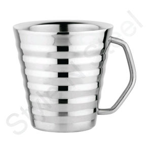 Beer Cup Stainless Steel Travel <b>Coffee</b> <b>Mug</b> for Camping Item Camping Double Wall <b>Coffee</b> <b>Mug</b> Conical Shape Metal - Product Image 1