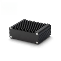 Boîtier en aluminium usiné CNC personnalisé, anodisé, pour mini PC tout-en-un, dissipation thermique élevée