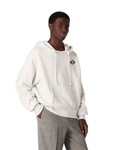 Custom Logo Distress Embroidery Hoodies Men's <b>Streetwear</b> High Quality Heavyweight Pullover 450gsm <b>y2k</b> Hoodies Men wholesale - Product Image 4