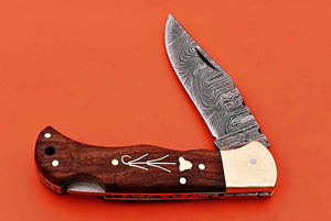 มีดทำครัวเหล็กกล้าคาร์บอนสูงด้ามไม้ - Product Image 4