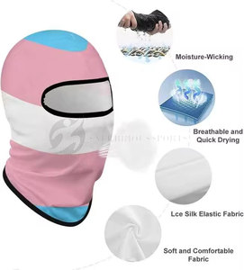 Balaclava en acrylique/polyester, masque de ski, style personnalisé, haute qualité, utilisation en plein air en hiver, unisexe, adulte, respirant, imperméable - Product Image 4