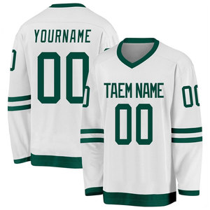 Fournisseur de maillots de Hockey sur glace Taille et ajustement personnalisés Tissu de qualité quantité minimale de commande basse Expédition dans le monde entier Prix direct d'usine garanti - Product Image 3