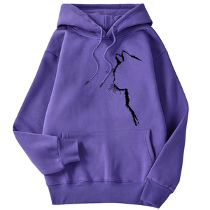 Fabricant de sweats à capuche tricotés personnalisés pour femmes, broderie imprimée sur mesure, sweat à capuche en coton écologique, vente en gros - Product Image 1