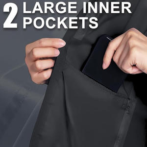 Chaquetas cortavientos Ripstop de ajuste personalizado, prendas de vestir exteriores transpirables resistentes al viento, ideales para entrenamiento o uso informal - Product Image 4