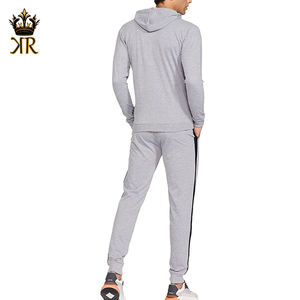 Ensemble de survêtement d'hiver personnalisé pour homme avec logo sur mesure, 100 % coton, streetwear, taille élastique, haute qualité - Product Image 2