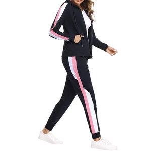 Survêtement de jogging pour femme de haute qualité, décontracté, 100 % coton, vente en gros - Product Image 2