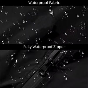 Nuevo diseño personalizado impermeable al aire libre rompevientos chaqueta de media cremallera con capucha poliéster Nylon Moto senderismo Casual chaqueta para hombre - Product Image 4