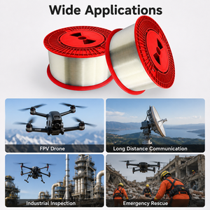 Cable de Fibra Óptica para Drones G657A2, Bobina de Fibra de Baja Pérdida y Ligera para Comunicación de Larga Distancia FPV UAV - Product Image 3
