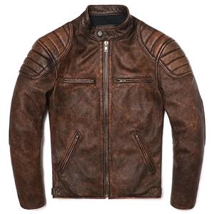 Nuevas chaquetas de cuero para hombre, chaqueta informal de otoño para motocicleta, abrigos de cuero para motorista, ropa de marca - Product Image 2
