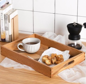 Handmade Acacia Wood <b>round</b> <b>Serving</b> <b>Tray</b> Customizable Modern European Style for Home and Restaurant Use - Product Image 6