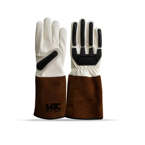 Gants de sécurité de soudage en cuir coupe 5. - Product Image 3