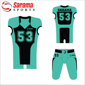 Uniformes de fútbol americano Sublimación personalizada Uniformes de fútbol americano Nuevo diseño con logotipo personalizado, - Product Image 2