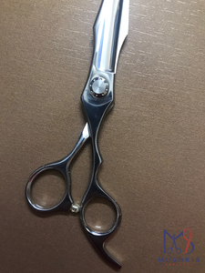 Professional Barber <b>Scissors</b> Stainless Steel Straight Blade <b>Cuticle</b> <b>Scissors</b> Removable Handle Right-Handed Durable Steel Handle - Product Image 2
