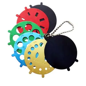 Multicolor Diamond Gauge 1/100 to 2 Carats for grading diamond color in professional jewelry making - Product Image 1