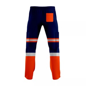 Pantalones de alta visibilidad para hombre, pantalones de trabajo de seguridad con cinta reflectante de alta visibilidad para hombre - Product Image 2