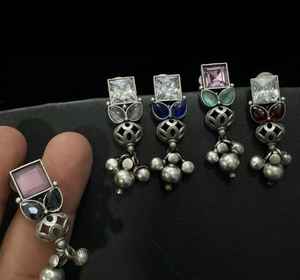 Proveedor indio directo, superventas, alta calidad, alto grado, ligero, clásico, Ruhi, hecho a mano, pendientes verdes Jhumki para - Product Image 1