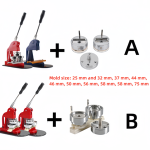 Hot Bán 25Mm 32Mm 44Mm 58Mm 75Mm Của Nhãn Hiệu DIY Cá Nhân Huy Hiệu Kim Loại Máy Làm - Product Image 2