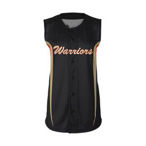 Gilet décontracté en jersey de baseball et de softball sans manches pour hommes, chemise à boutons complets, vêtements de sport respirants pour un confort optimal Plus - Product Image 5