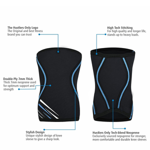 Heavy Duty 7mm <b>Neoprene</b> Lightweight Breathable Foldable Weightlifting <b>Knee</b> Pads Comprehensive Protection Non-Slip Thick <b>Knee</b> - Product Image 5